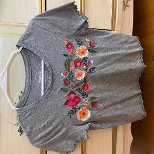 floral crop top